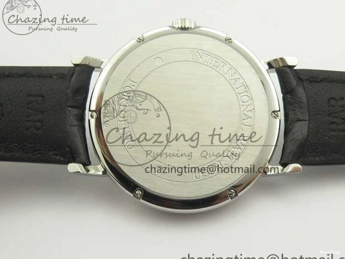 MIROTIME 0518 Portofino Automatic SS TWF 1:1 Best Edition Black Dial on Black Leather Strap A TravelReady 7199